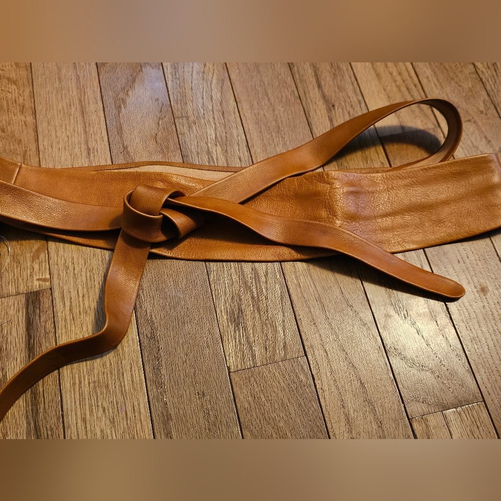 Anthropologie Classic Wrap Leather Belt NWT